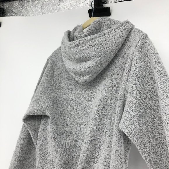 Hoodie heathered grey lightweight full zip hoodie - Picture 12 of 14